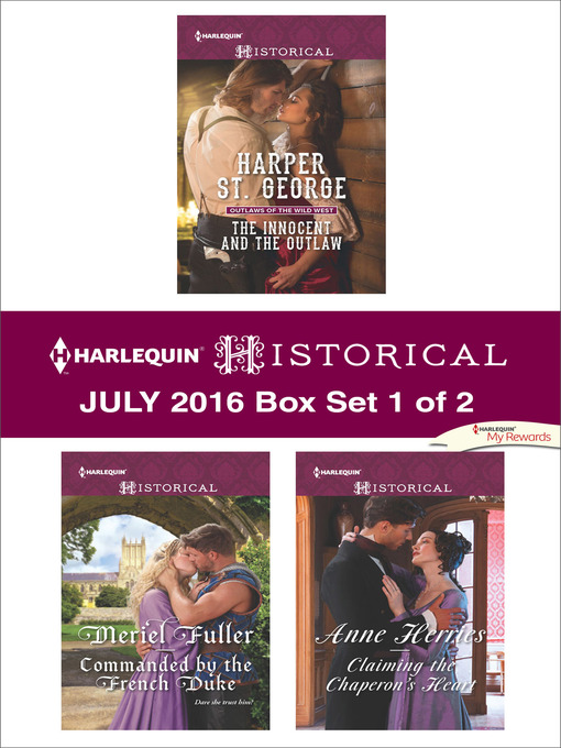 Title details for Harlequin Historical July 2016, Box Set 1 of 2 by Harper St. George - Available